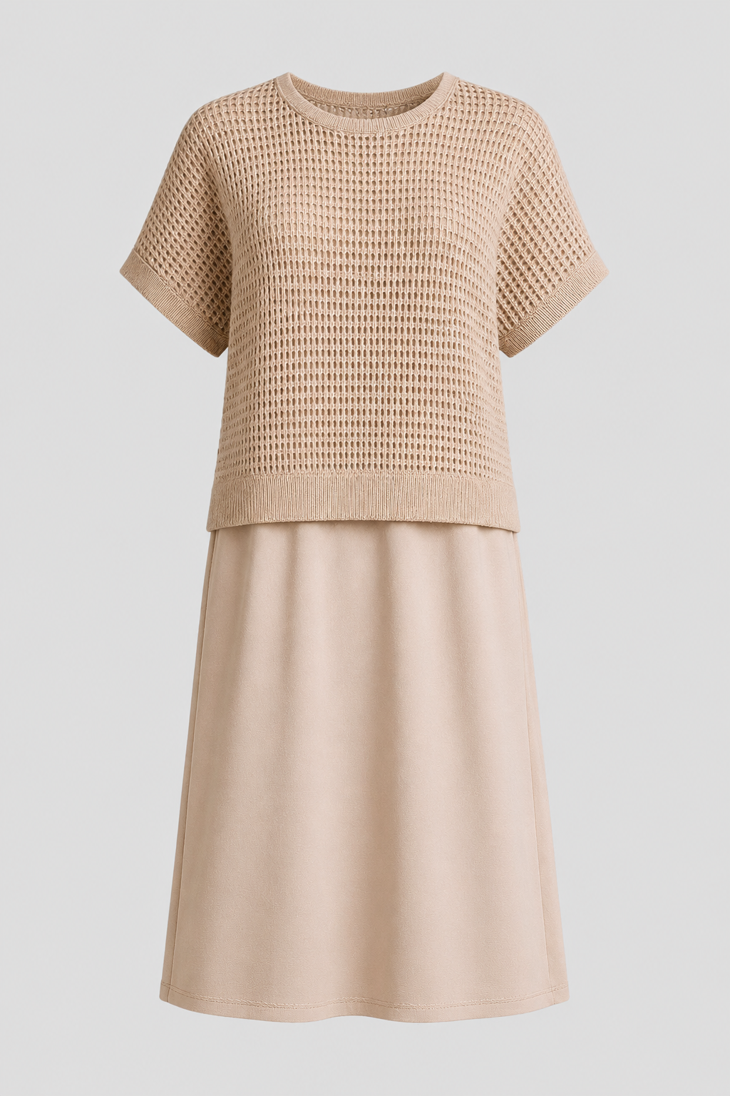 Luxury Two-Piece Layered Dress Set