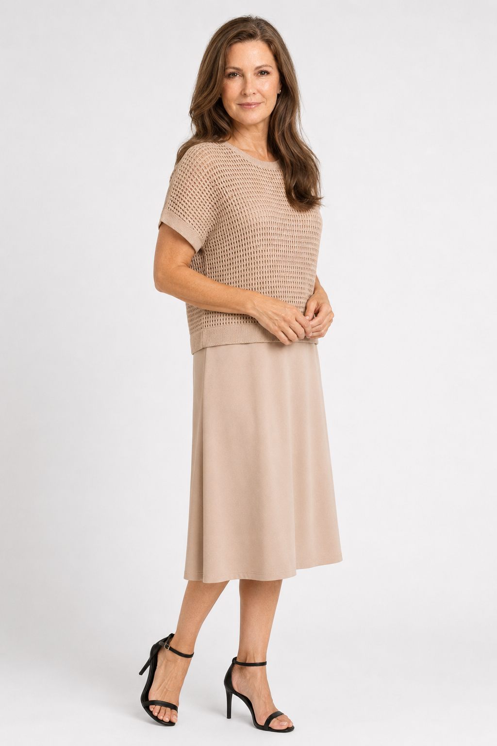 Luxury Two-Piece Layered Dress Set