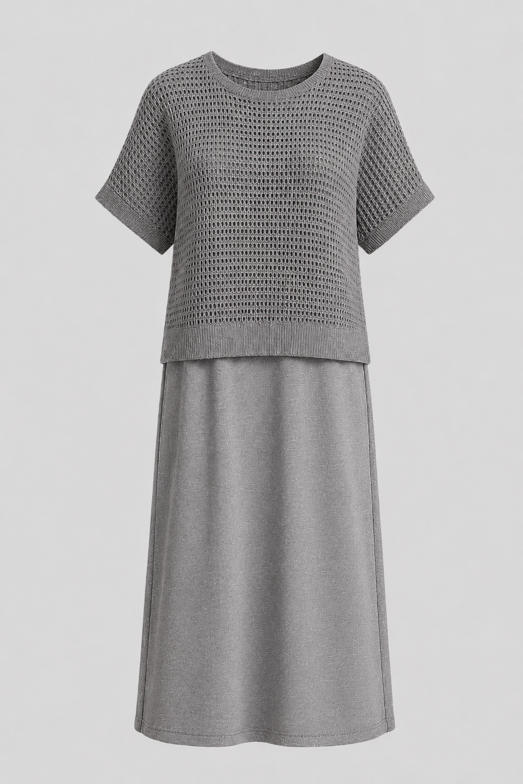 Luxury Two-Piece Layered Dress Set