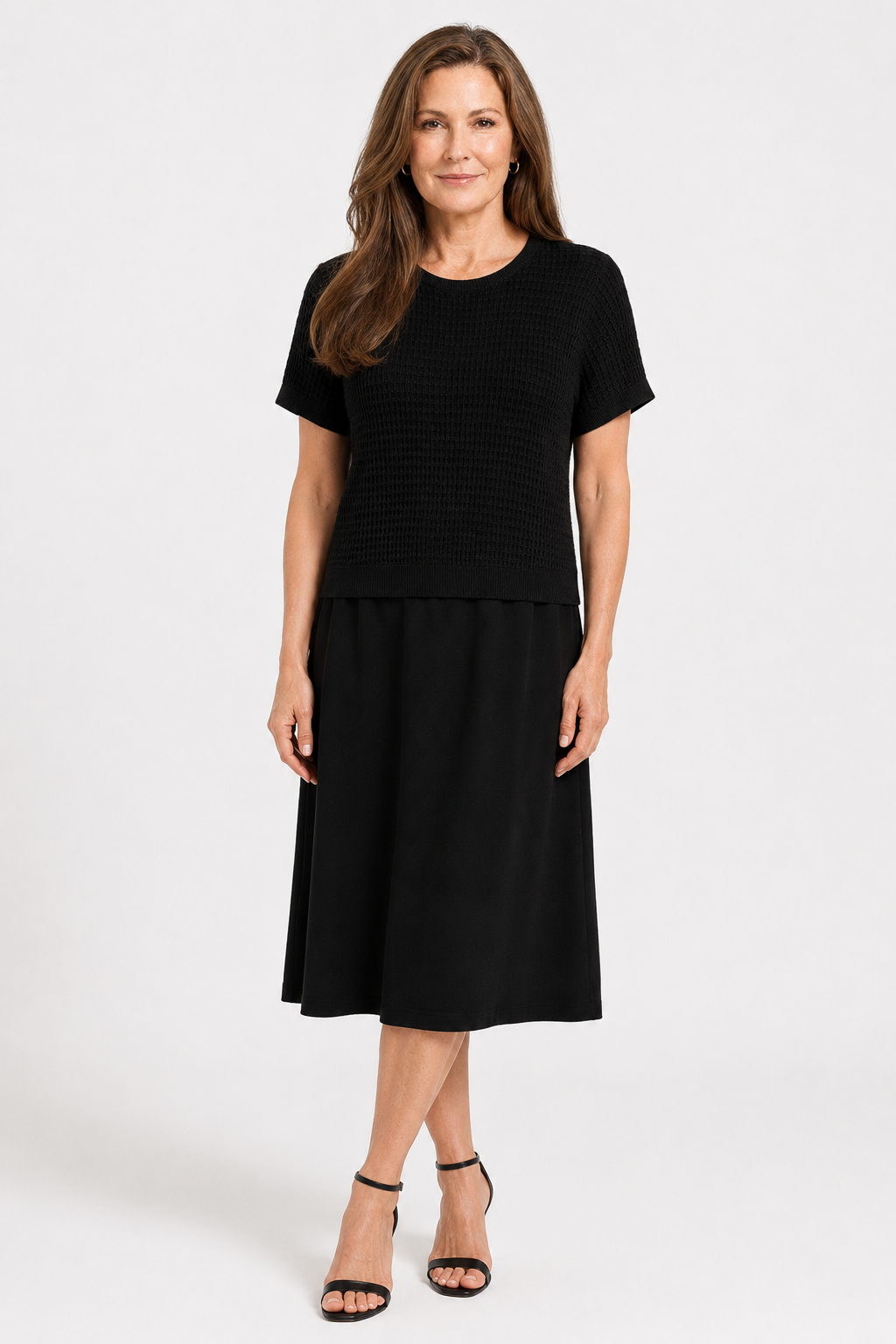 Luxury Two-Piece Layered Dress Set