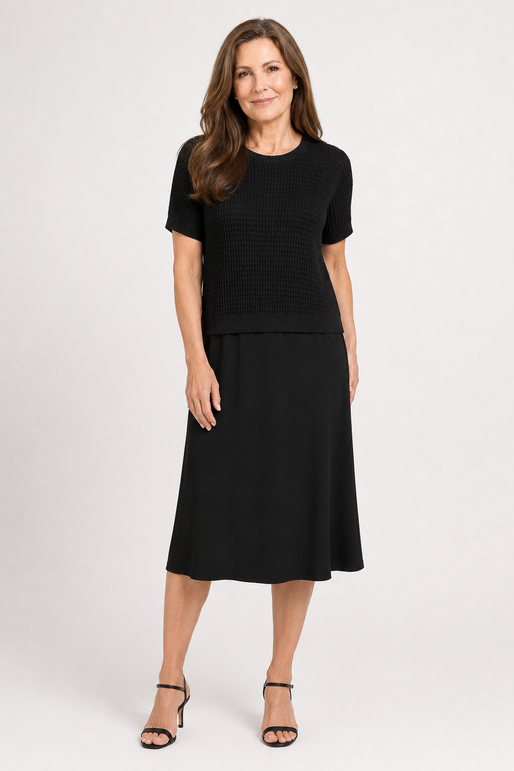 Luxury Two-Piece Layered Dress Set