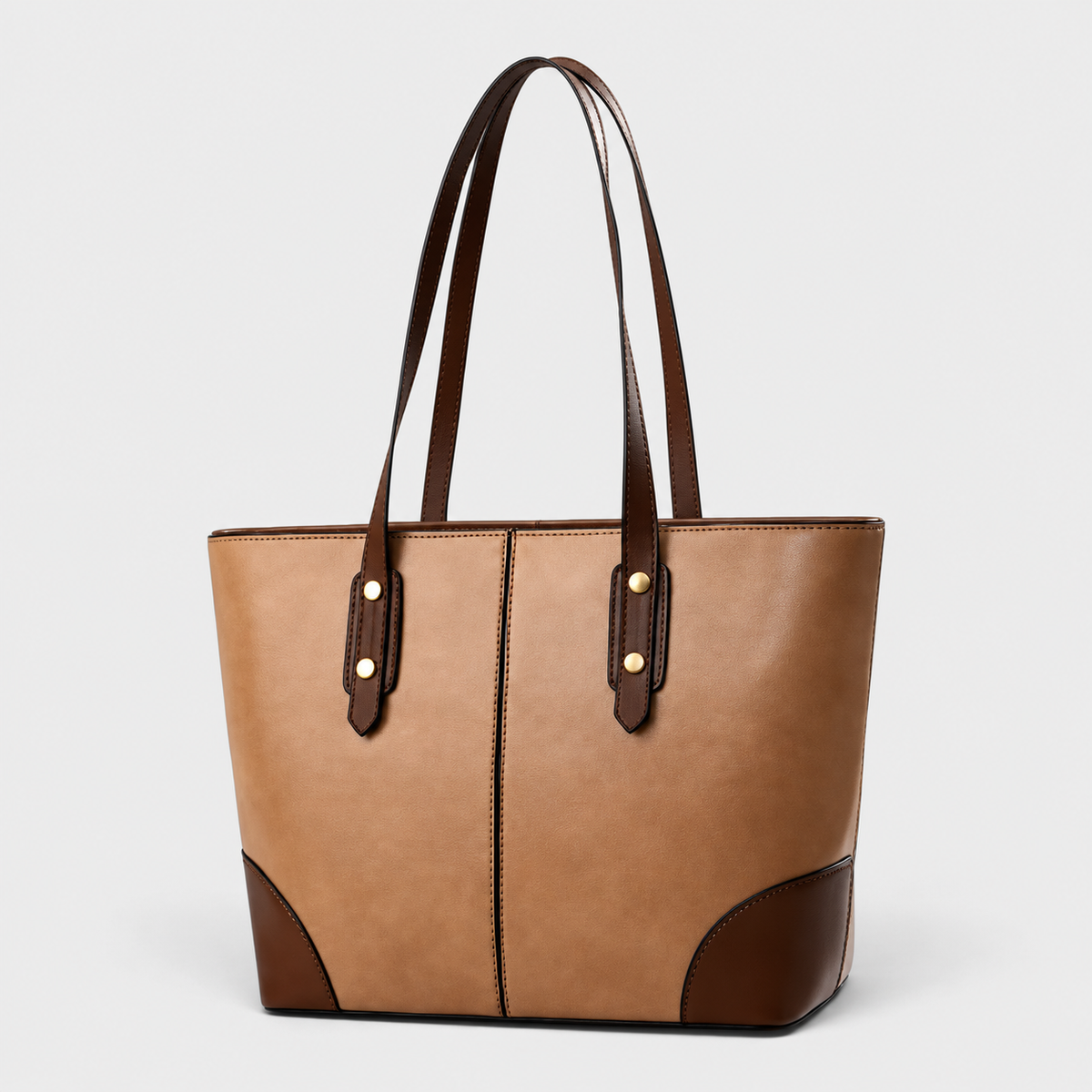 Vintage Leather Shoulder Bag for Women with Large Capacity
