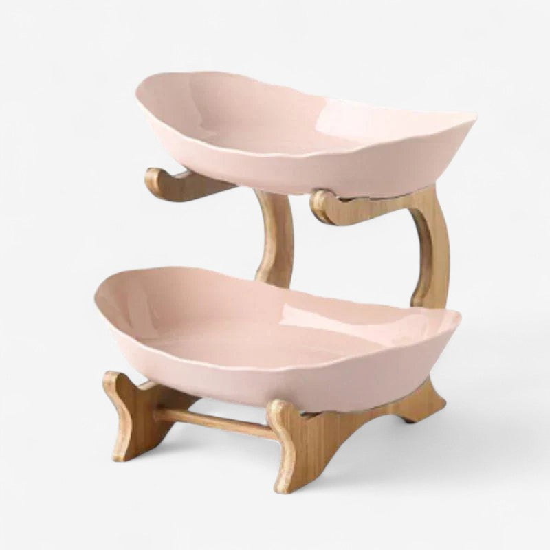 Multi-Tier Fruit Bowl Display with Removable Trays