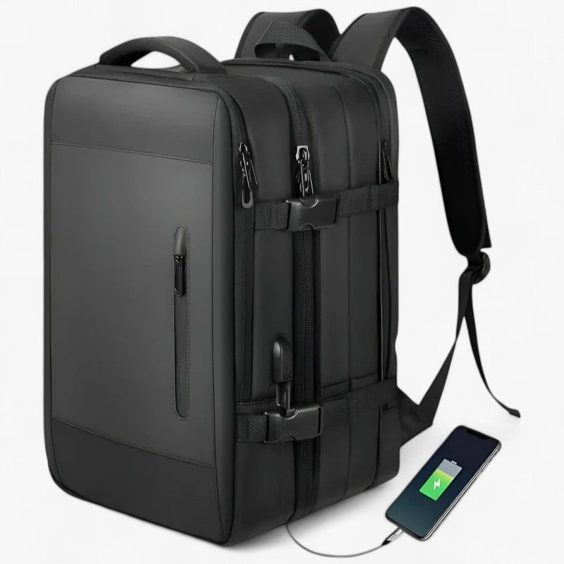 Ellis | Stort rejsetaske - Holdbart og rummeligt - Sort - bags - {{ product_tags }