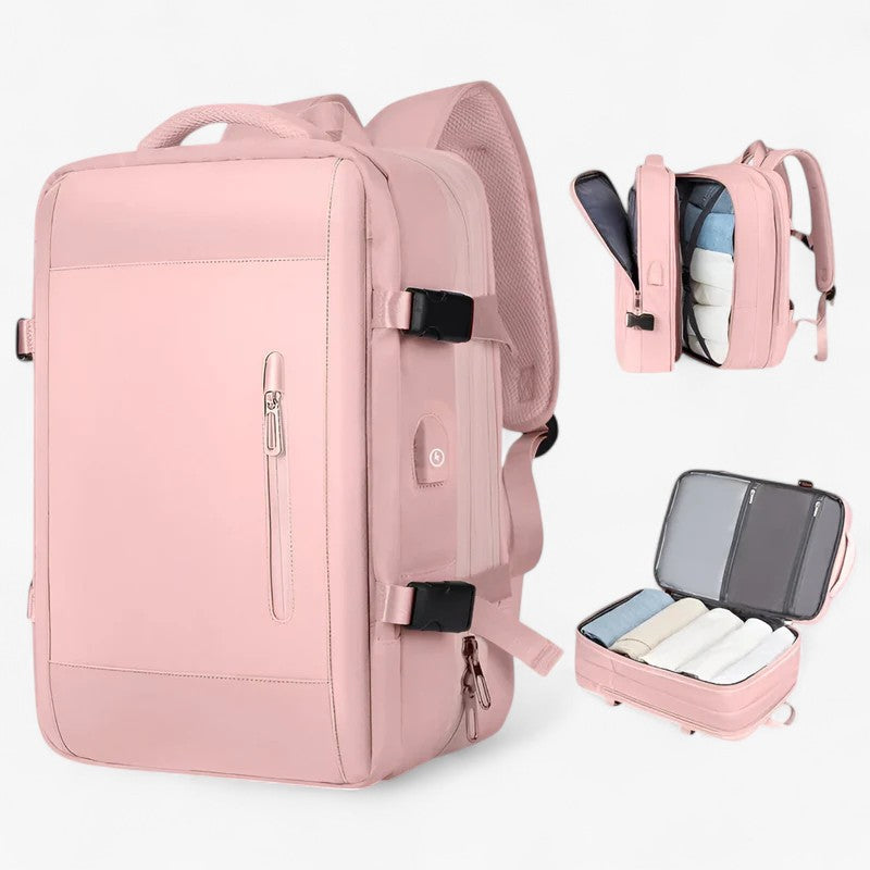 Ellis | Stort rejsetaske - Holdbart og rummeligt - Rosa - bags - {{ product_tags }