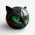 Miniature Resin Cat Decor Sculpture