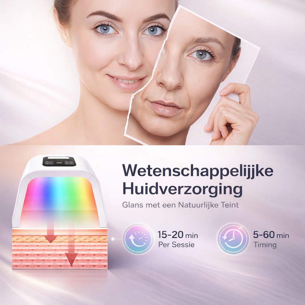 LED Light Therapy Face Mask - Skincare Device