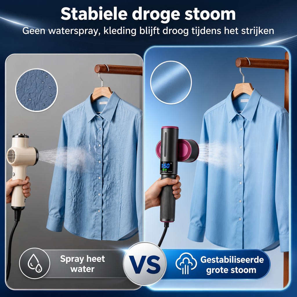Portable Mini Garment Steamer - Fast-Heating Travel Steamer