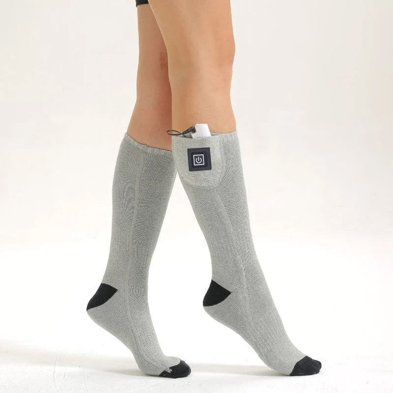 Rechargeable Heated Socks - Adjustable Temperature