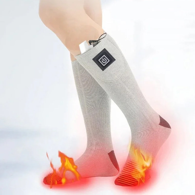Rechargeable Heated Socks - Adjustable Temperature