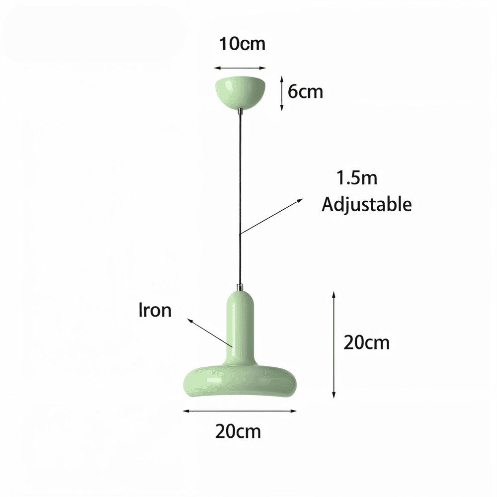 RetroPop Bauhaus Ceiling Lamp - Macaron Style