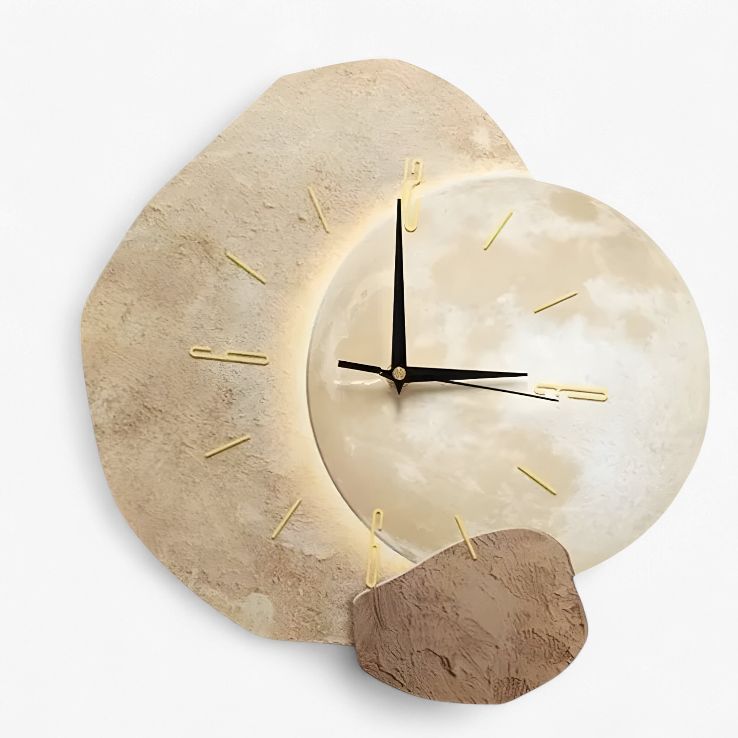 Orologio da Parete Moderno Silenzioso in Bambù Naturale 30cm, Design Minimalista per Soggiorno/Ufficio - Luce più brillante (Anwar) - accessori per la casa bamboe decorazione per interni illuminazione USB orologio orologio da parete elegante orologio design contemporaneo orologio in bambù orologio minimalista orologio moderno orologio parete orologio silenzioso orologio versatile parete wall clocks - Concept Palermo