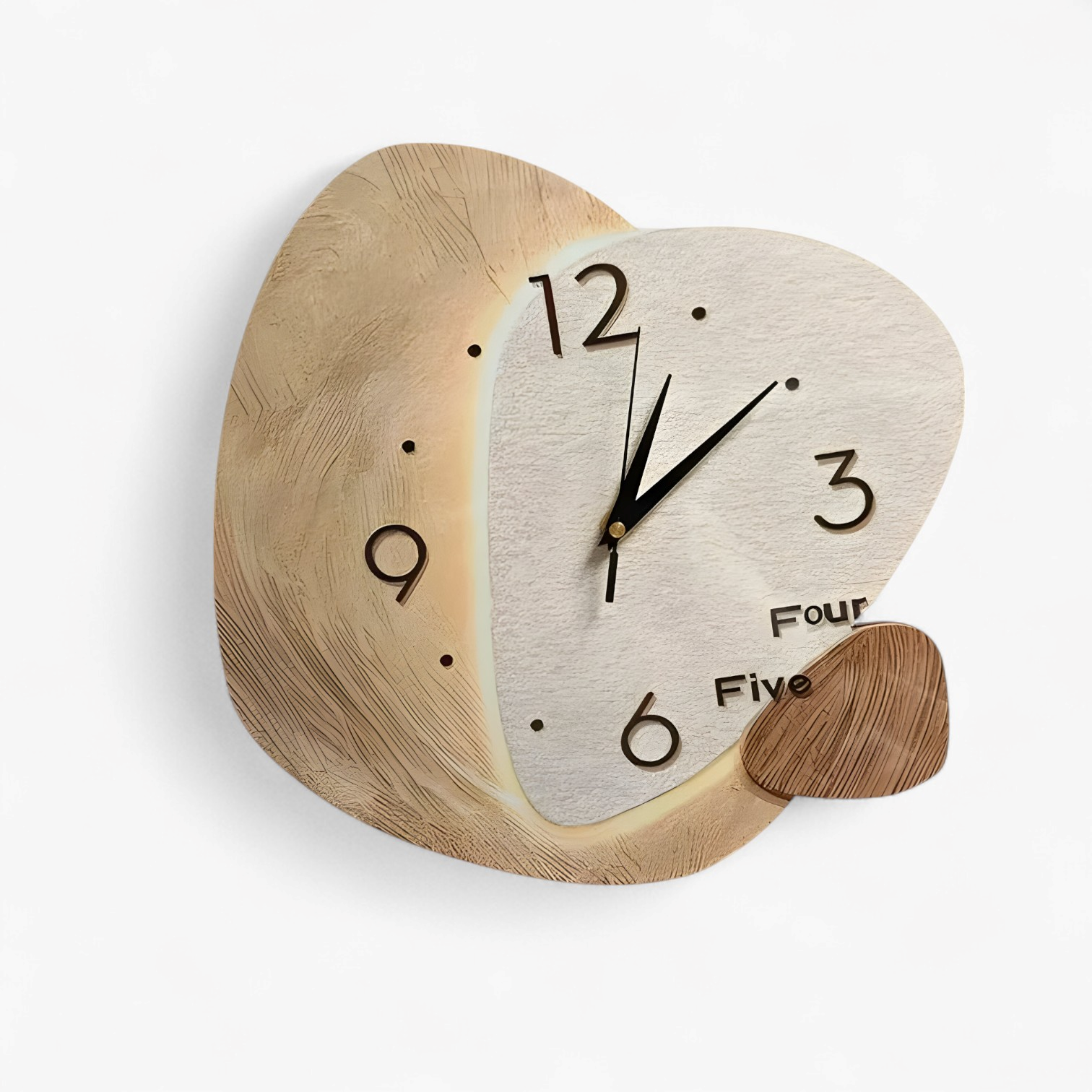 Orologio da Parete Moderno Silenzioso in Bambù Naturale 30cm, Design Minimalista per Soggiorno/Ufficio - - accessori per la casa bamboe decorazione per interni illuminazione USB orologio orologio da parete elegante orologio design contemporaneo orologio in bambù orologio minimalista orologio moderno orologio parete orologio silenzioso orologio versatile parete wall clocks - Concept Palermo
