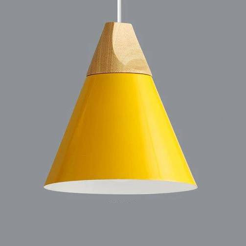 Odelle - Nordic Wood and Metal Pendant Light