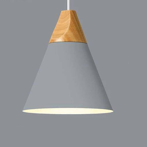Odelle - Nordic Wood and Metal Pendant Light