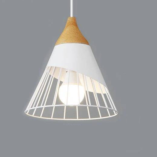 Odelle - Nordic Wood and Metal Pendant Light