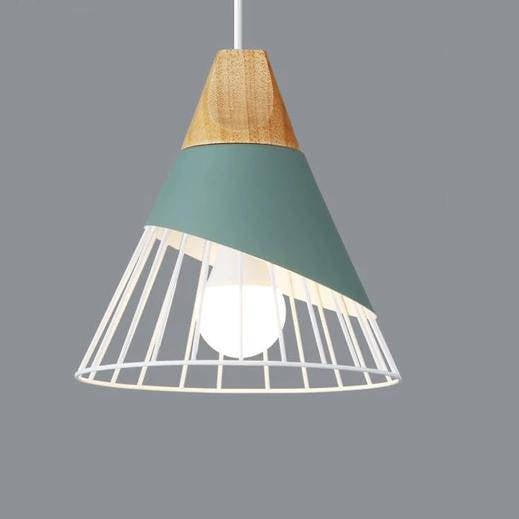 Odelle - Nordic Wood and Metal Pendant Light