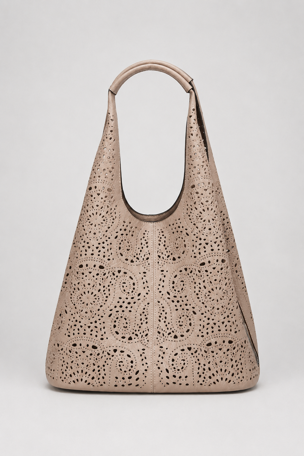 Perforated Medallion Hobo Tote