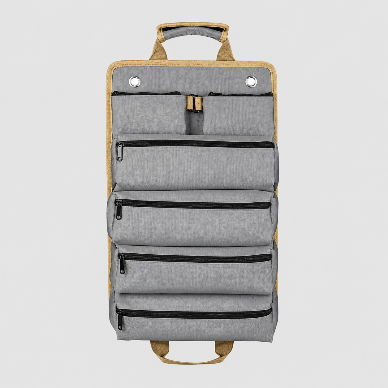 Roll-up tool bag for organizing tools