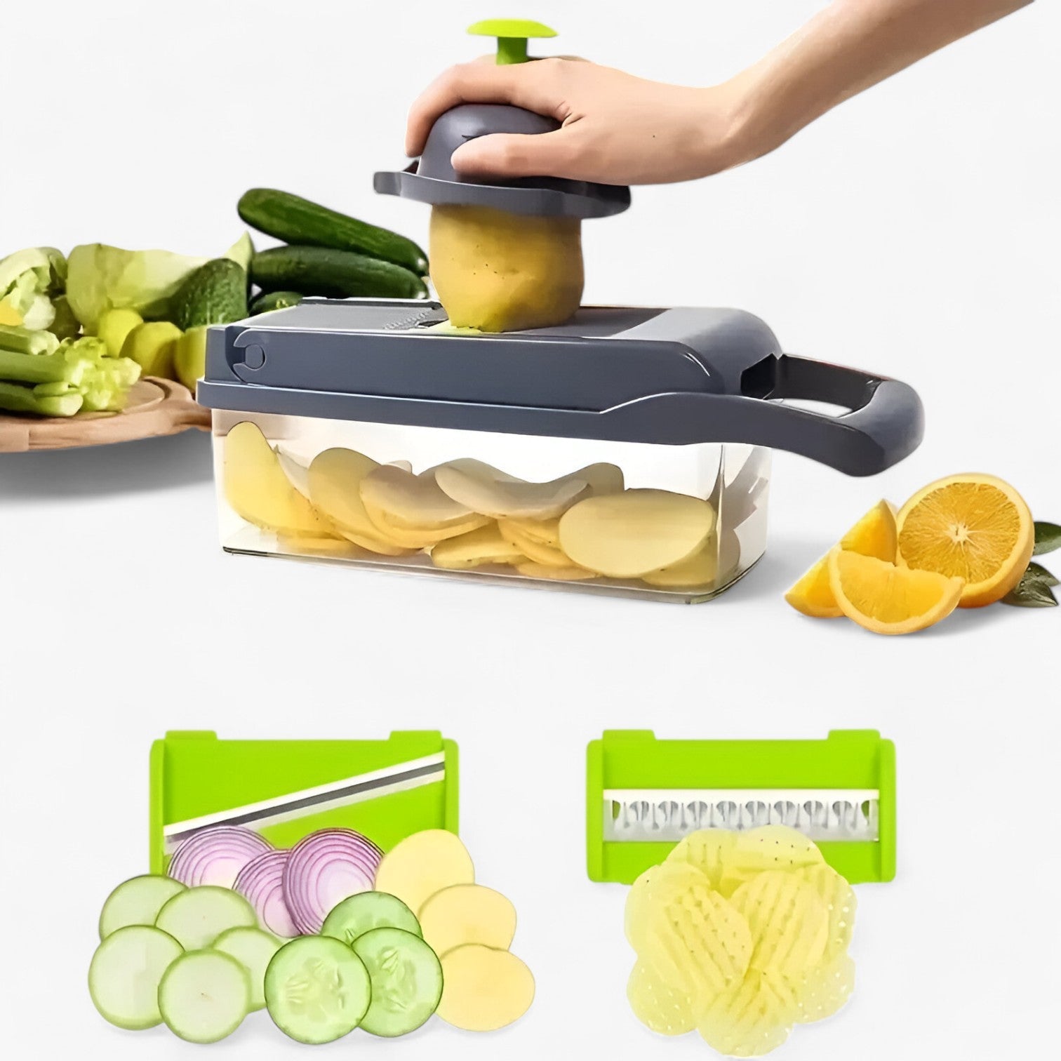 Maya | Alsidig grøntsagsskærer til nem tilberedning - - house & garden - {{ product_tags }