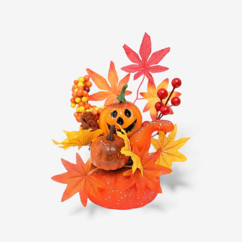 GhostlyGourd - Halloween Decoratief Ornament met Pompoen-geïnspireerd Ontwerp