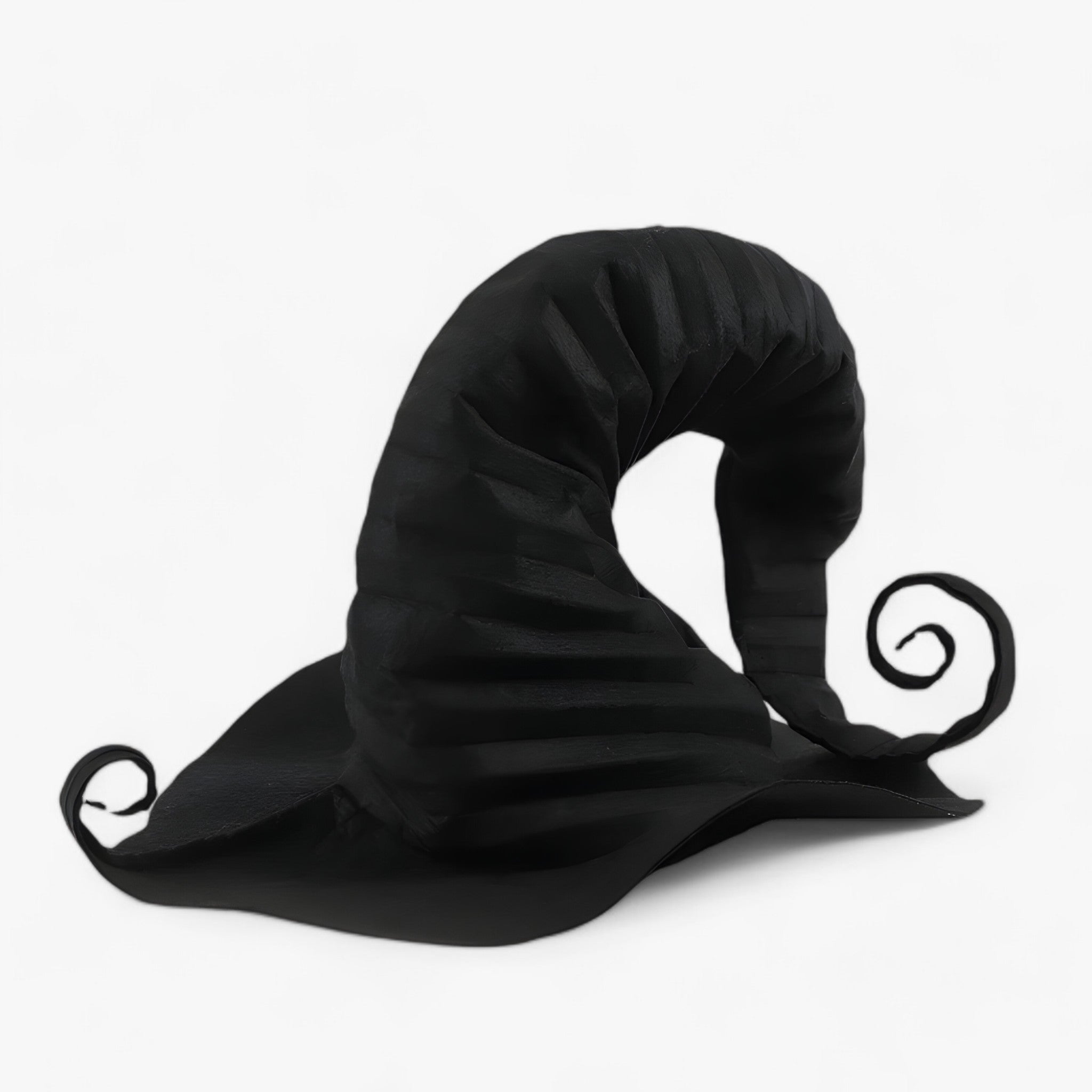 Hat : Chapeau van de Donkere Vloek - Unisex Feestaccessoire voor Halloween - Zwart in Zwart van Pantino