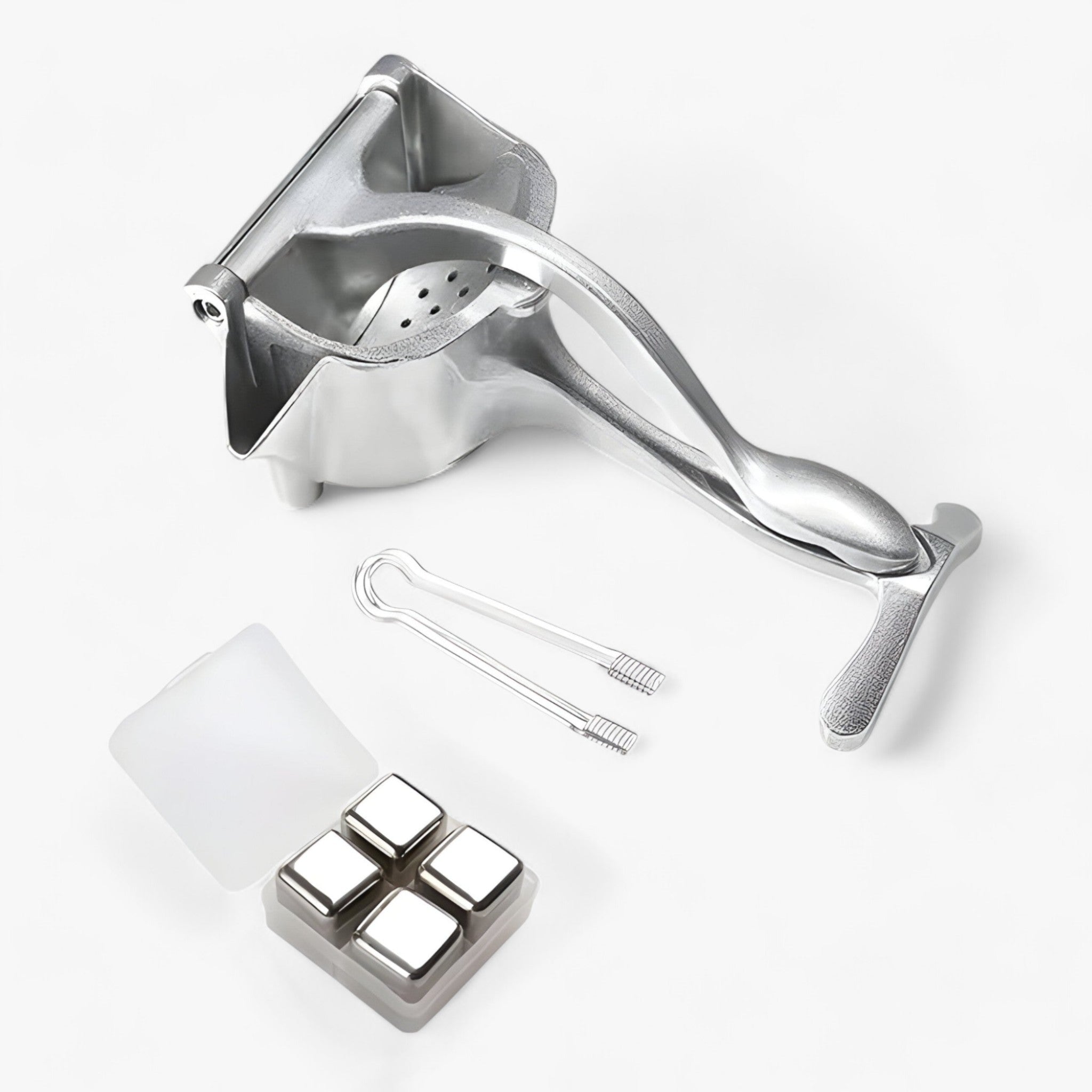 CitrusPro | Manuel citruspresser i aluminiumlegering - Citruspresse med boks og ismaskine - house & garden - {{ product_tags }