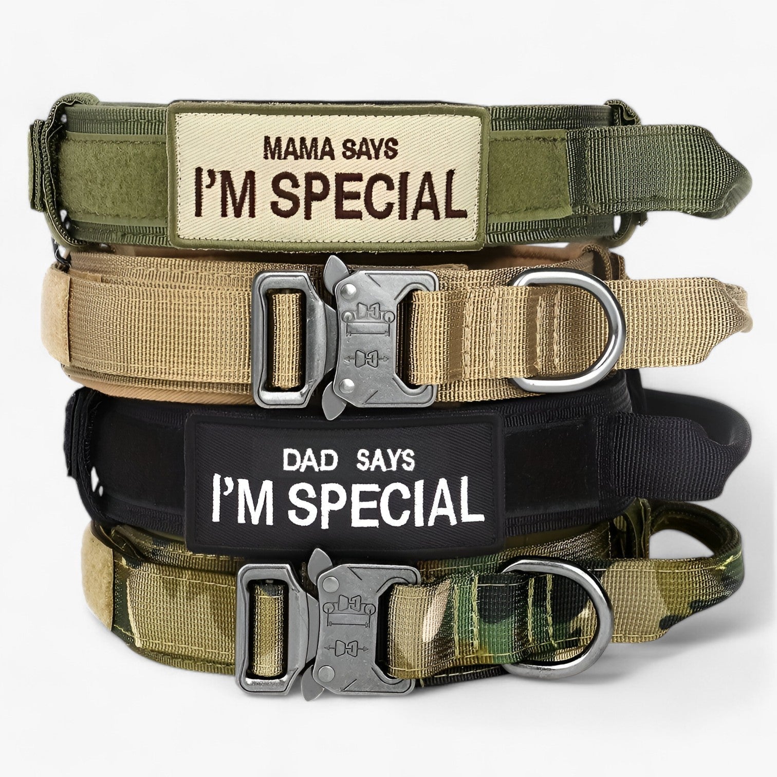 Brodie| Taktisk hundehalsbånd med håndtag til træning - Brun Halsbånd - other - {{ product_tags }