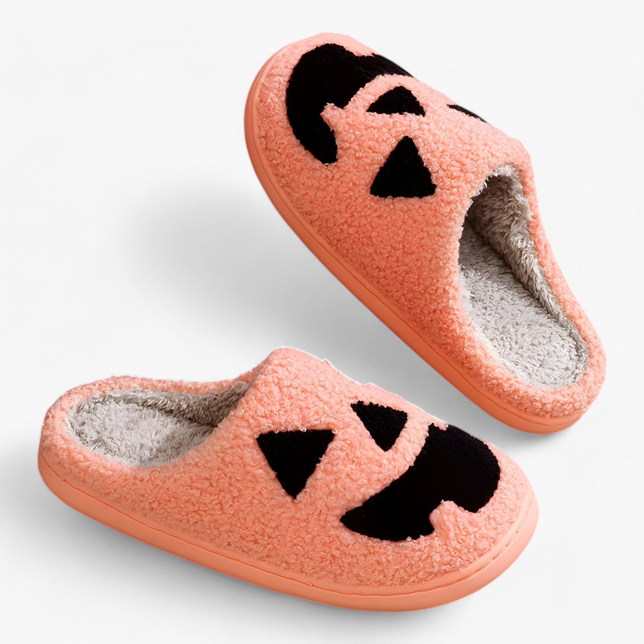 other : Halloween Pantoffels in de Vorm van een Pompoen voor Vrouwen - Warme en Leuke Binnenschoenen - Oranje in van Pantino
