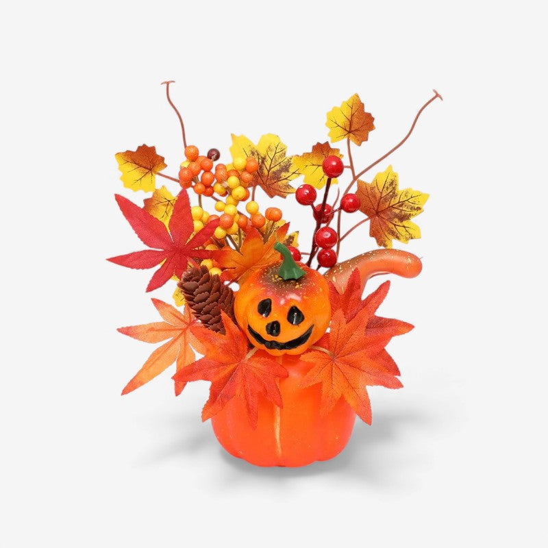 GhostlyGourd - Halloween Decoratief Ornament met Pompoen-geïnspireerd Ontwerp