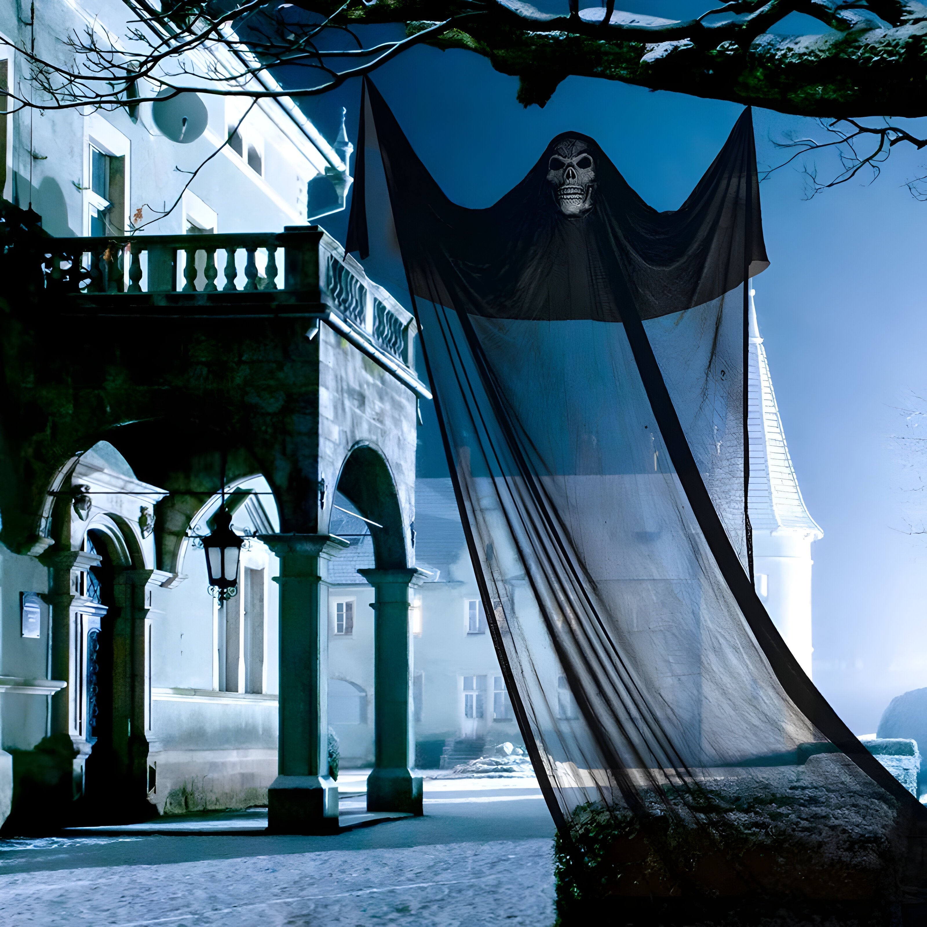 home & garden : Hangende Schedeldecoratie - Perfect voor een Griezelige Halloween-Sfeer in van Pantino