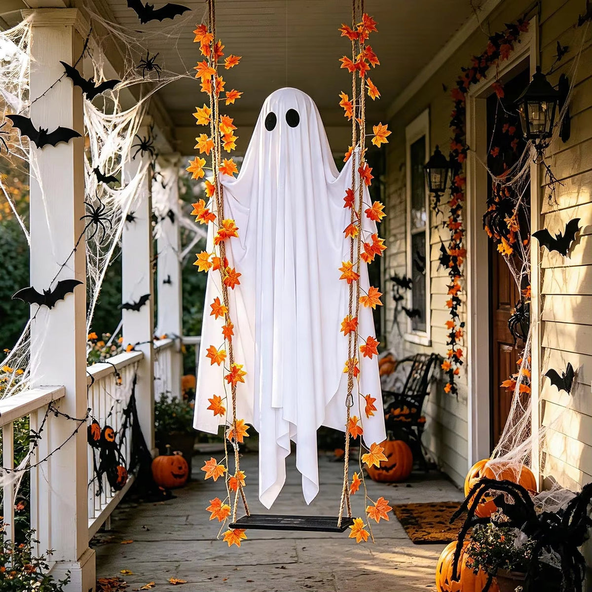 Rocking Ghost Decoration 152cm with Remote Control and Light