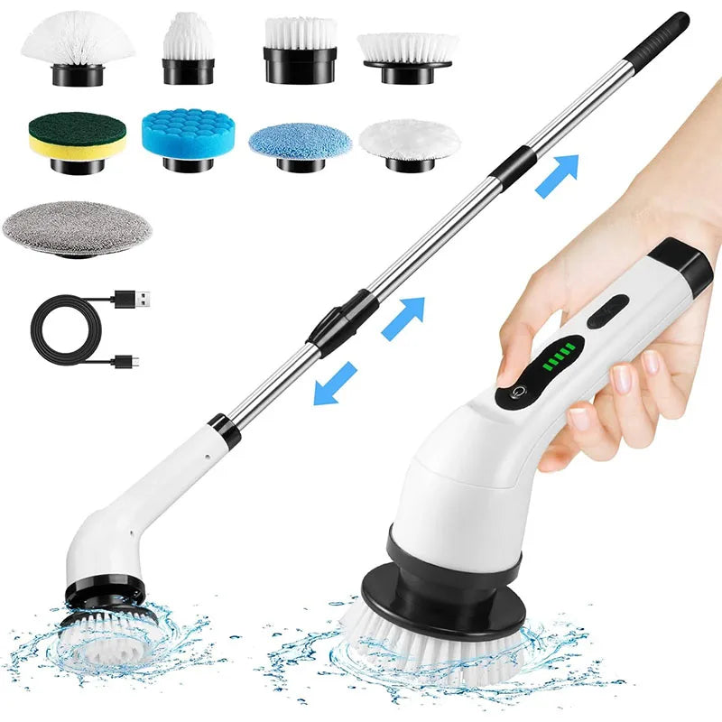 ScrubPro Electric Spin Scrubber - Cordless Cleaning Brush