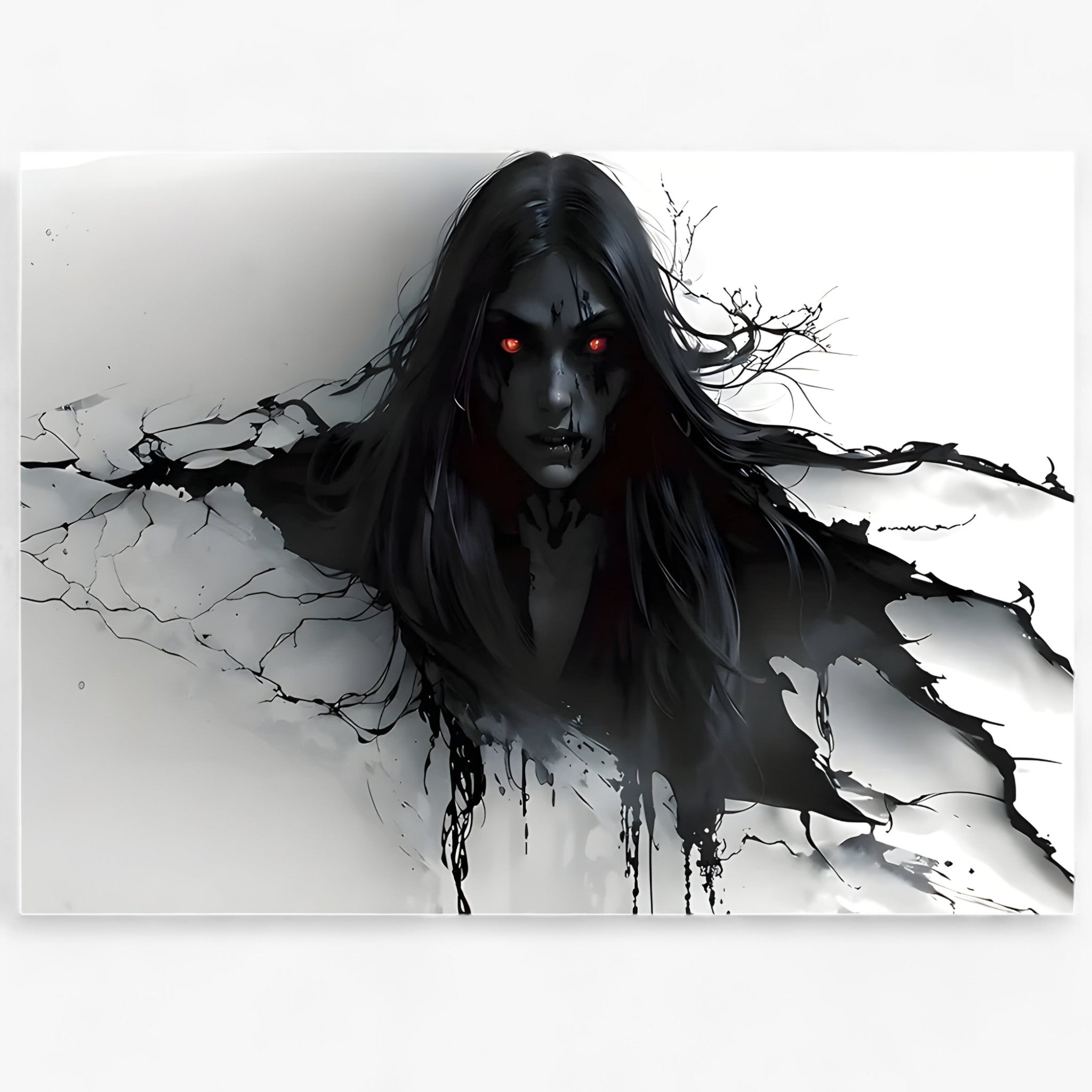 home & garden : Gruwelijke Zombie Achtergrond Stof - Perfect voor Feesten en Foto Accessoires in MULTI van Pantino