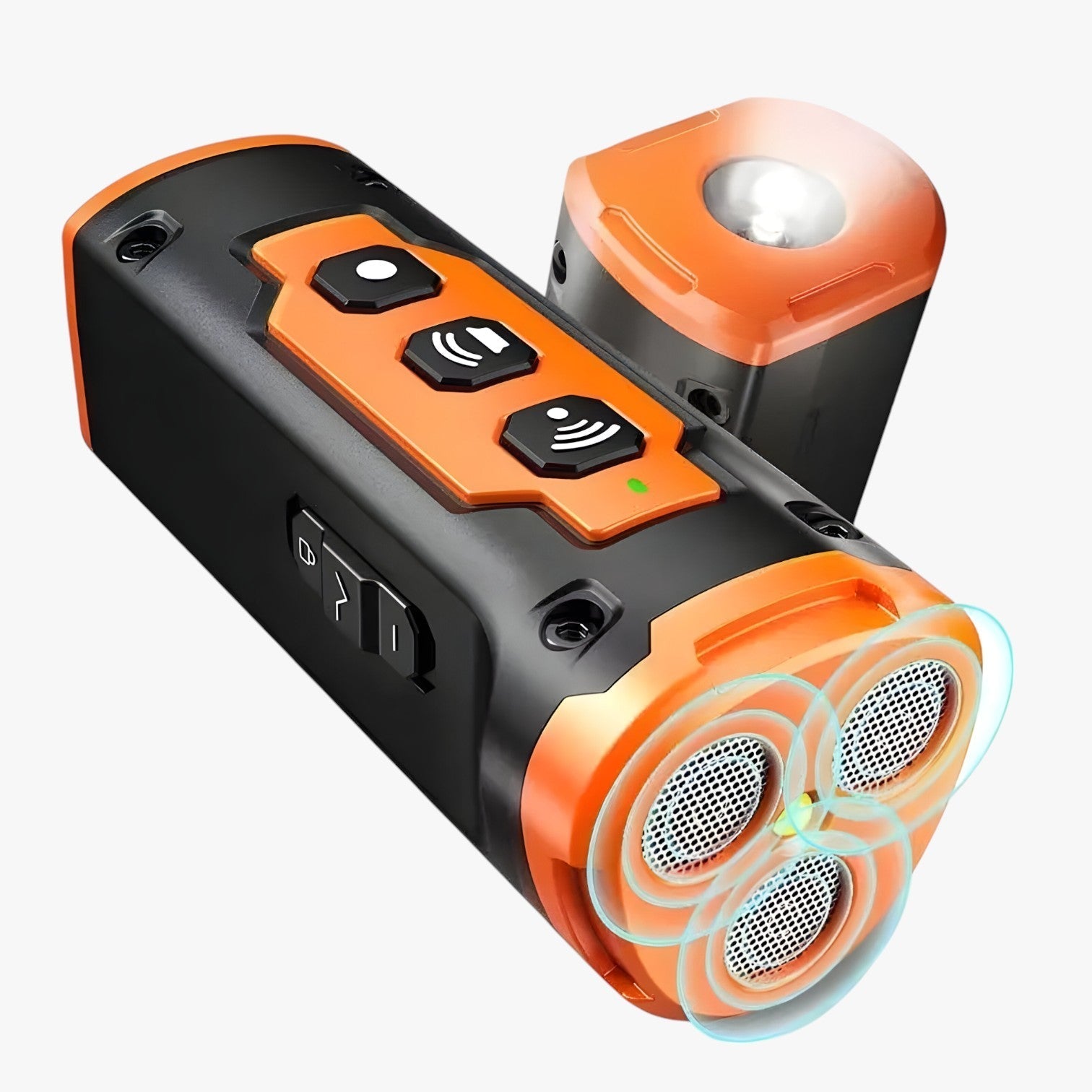 Amos | Ultrasound anti - barking device - genopladelig med LED - lommelygte - - other - {{ product_tags }