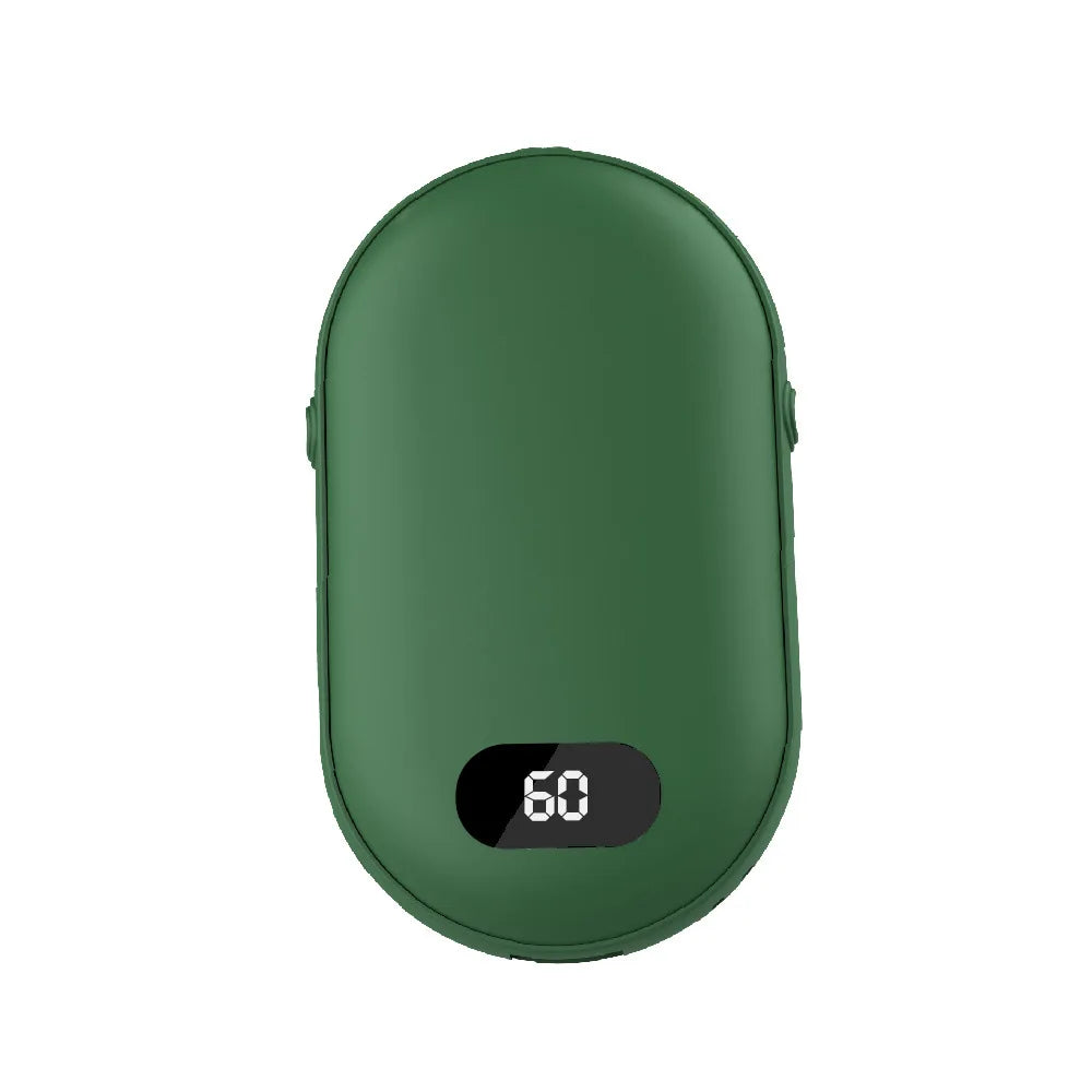 2-in-1 Rechargeable Hand Warmer & Power Bank - USB Pocket Heater
