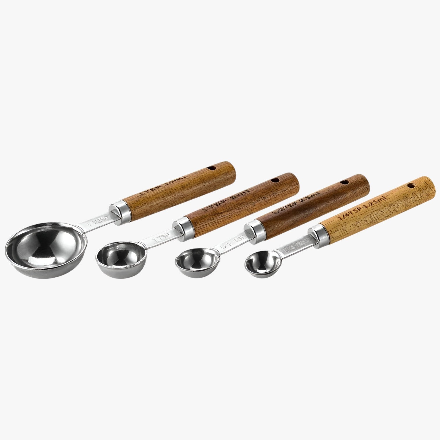 Yasmin | Rustfrit stål måleske sæt - Præcise og holdbare målinger - - house & garden - {{ product_tags }