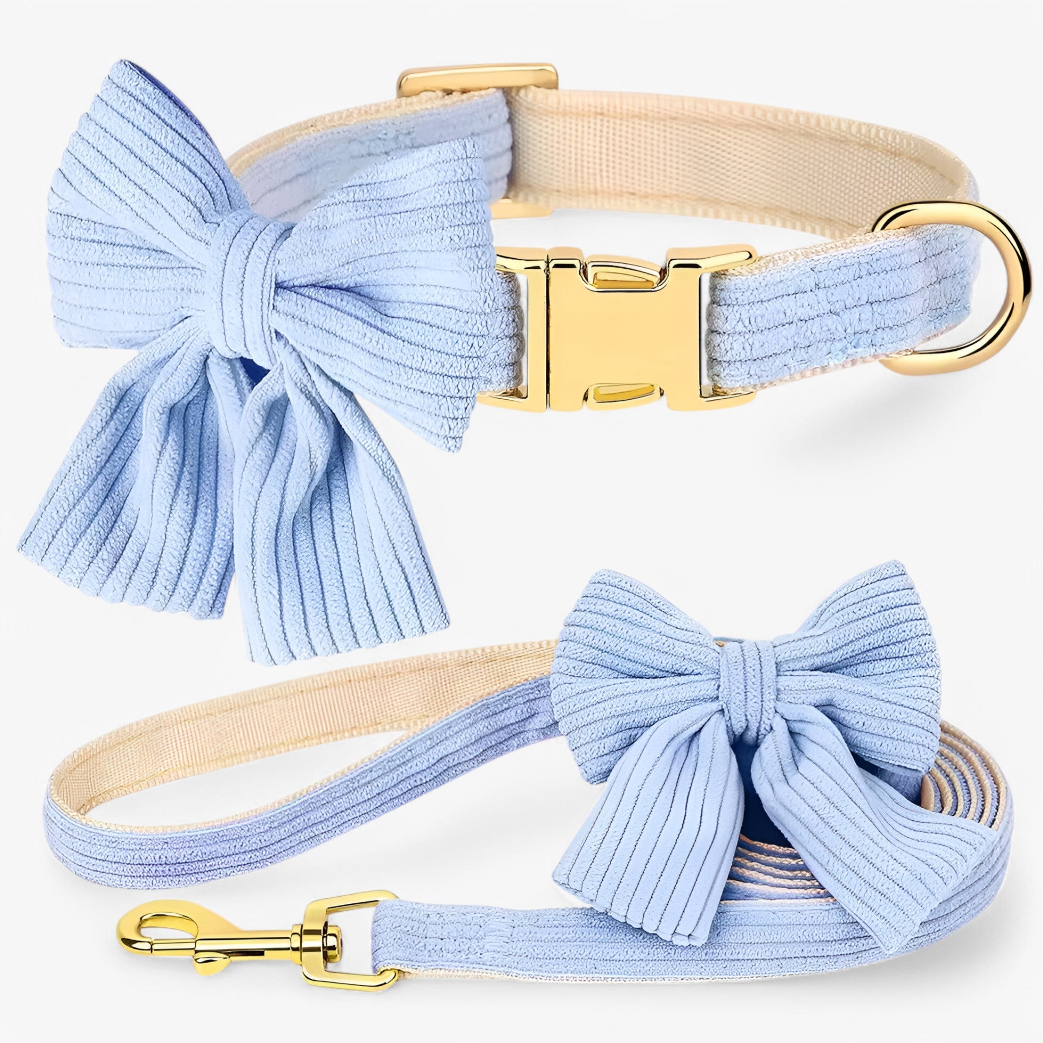 Luna | Sød Lyserød Halsbånd og Snor Sæt til Små og Mellemstore Hunde - - other - {{ product_tags }
