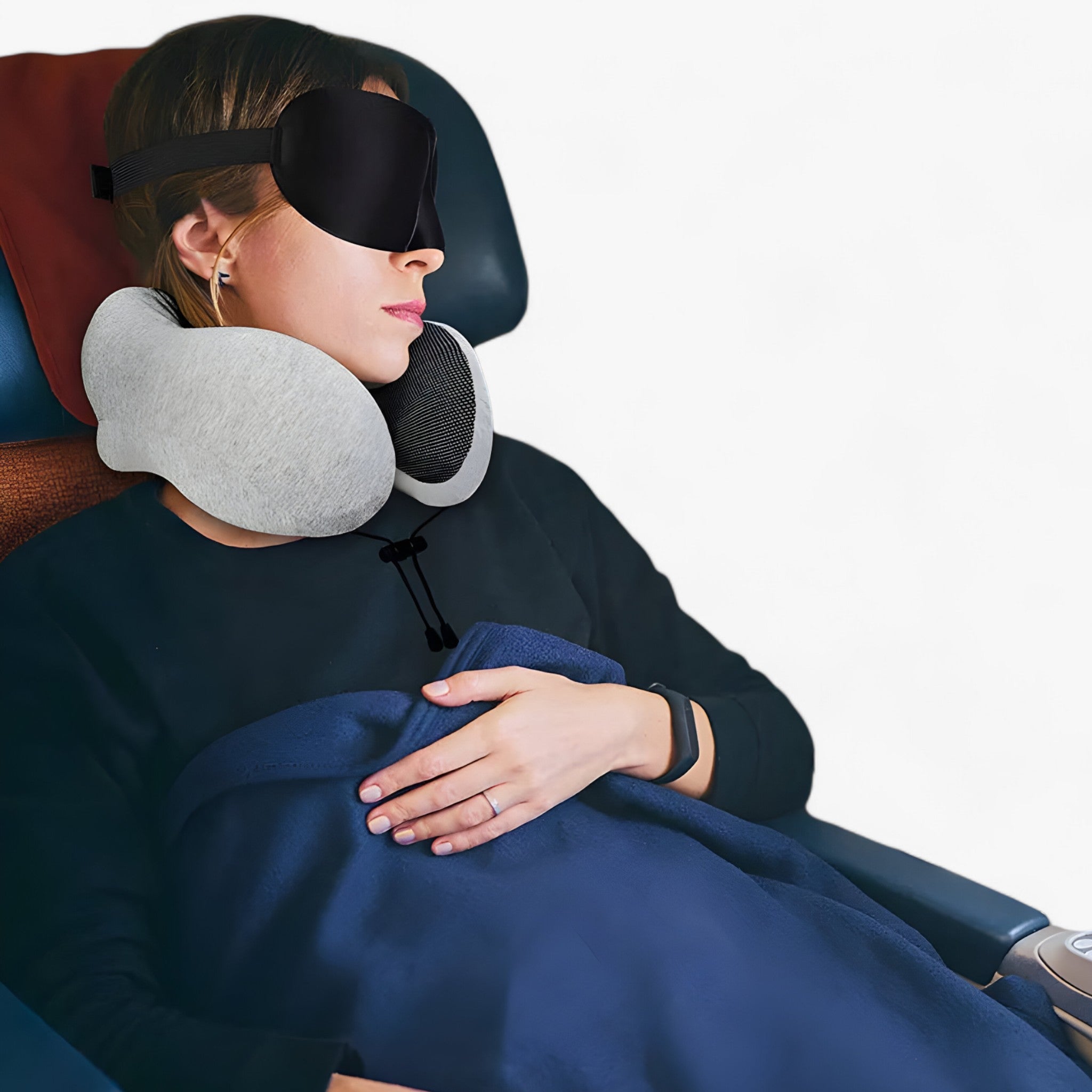 CloudRest | U-formet resehovedpude - memory skum til nakkestøtte - Sort Pude - other - {{ product_tags }