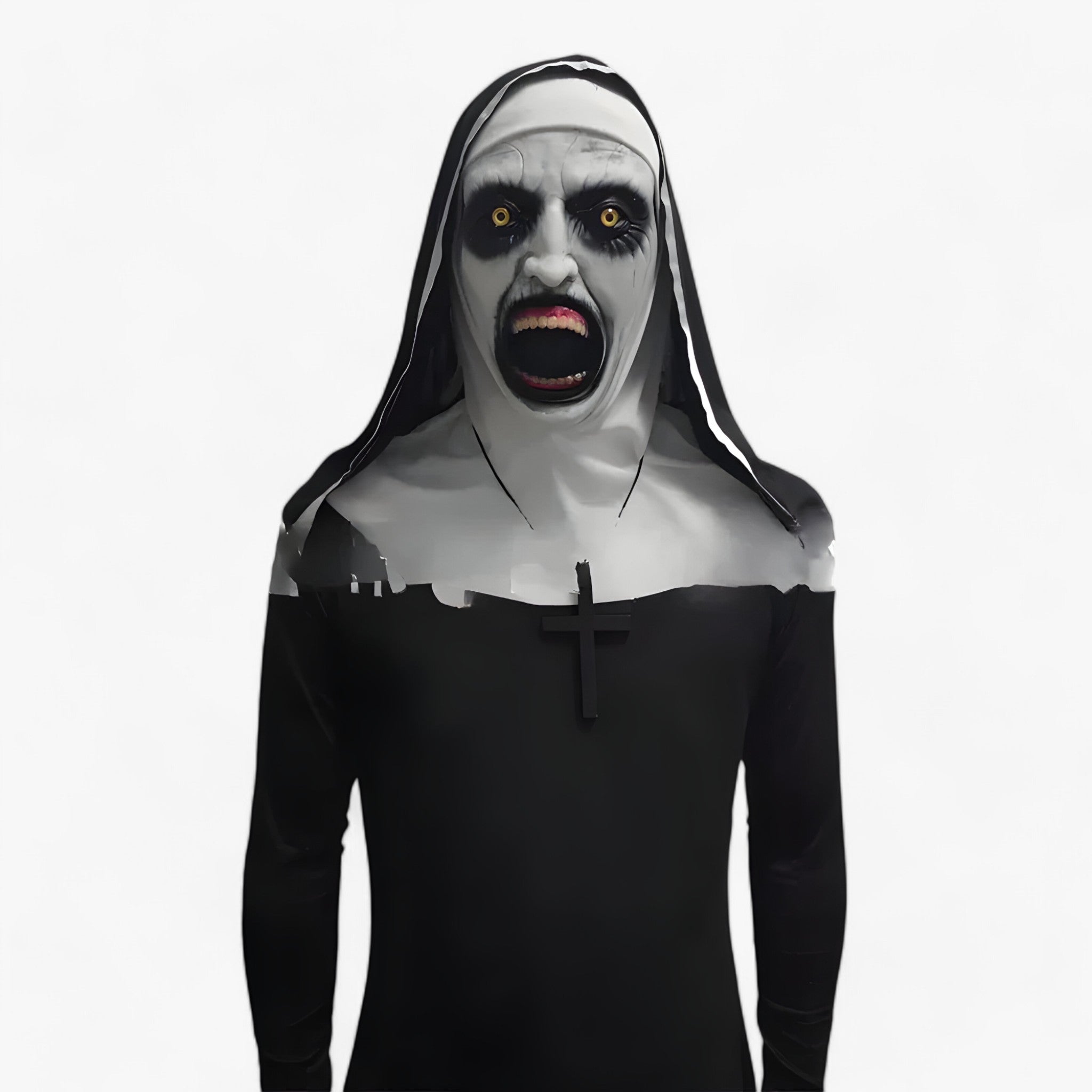 accessories : Dame | Demonisch Horrormasker - Bloedige en Realistische Effecten voor Halloween in B van Pantinoshop