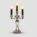 Skeleton Candelabra LED Candle Holder - Spooky Table Light