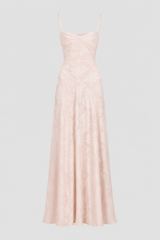 Sleeveless Sweetheart Dress with Structured Lace-Up Back