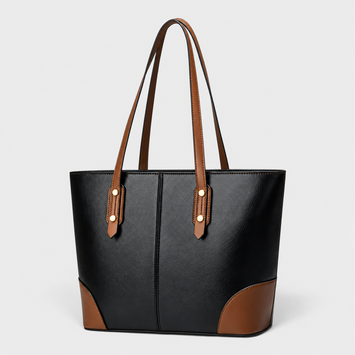 Vintage Leather Shoulder Bag for Women with Large Capacity