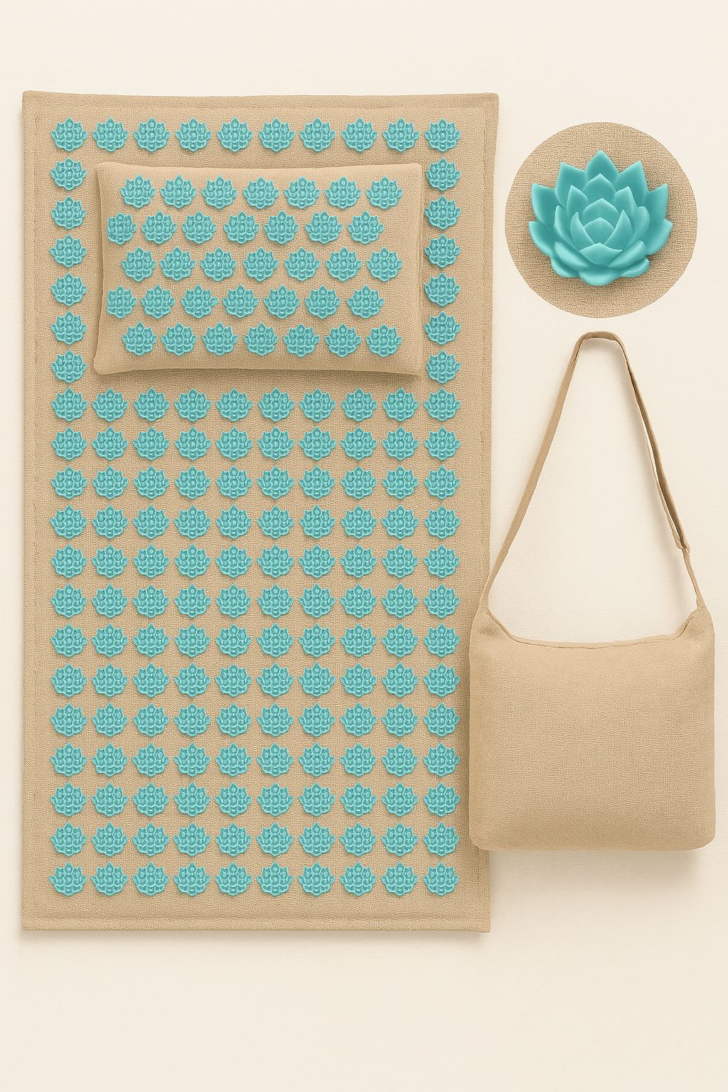Acupressure Mat & Pillow Set - 5500 Pressure Points