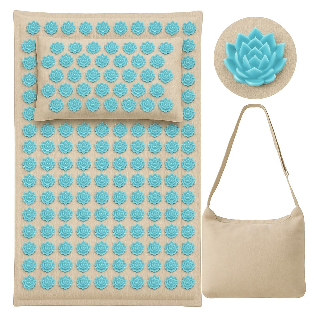 Acupressure Mat & Pillow Set - 5500 Pressure Points