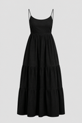 Tiered Spaghetti Strap Maxi Sundress