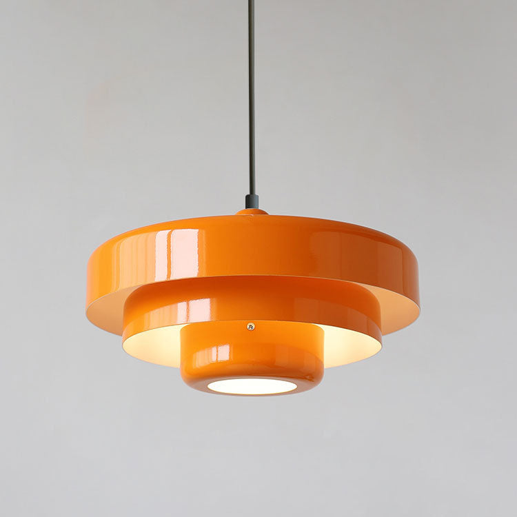 Three-Tier Bauhaus Pendant Lamp - Nordic Metal Fixture