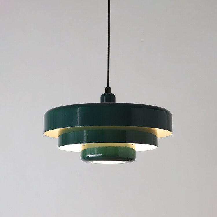 Three-Tier Bauhaus Pendant Lamp - Nordic Metal Fixture