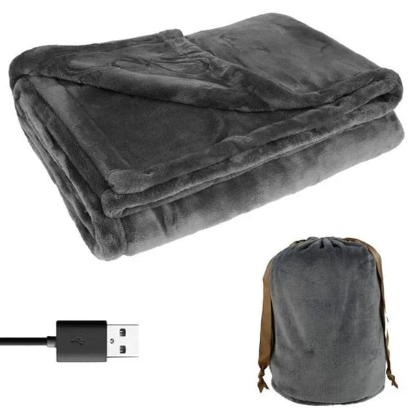 USB Heated Blanket with Sleeves - Wearable Warmth