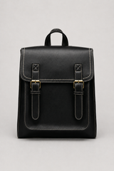 Vintage-Style Satchel Backpack